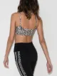 The Upside Natacha zebra-print sports bra