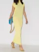 Image 2 of Jil Sander ribbed stand-up collar dress