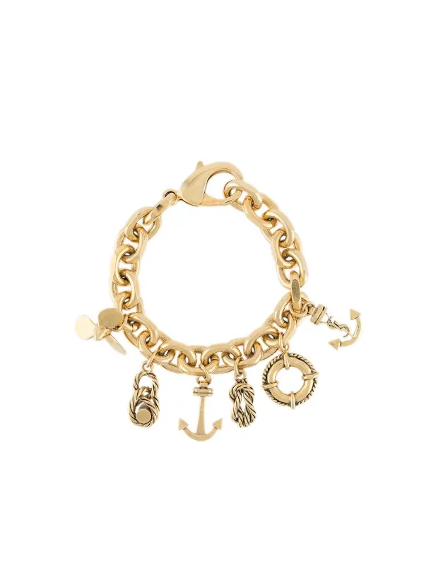 Metallic charm bracelets Clearance