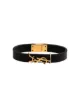 Image 1 of Saint Laurent logo-plaque buckled bracelet