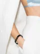 Saint Laurent logo-plaque buckled bracelet