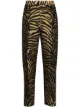 Image 1 of Khaite Magdeline zebra-print tapered trousers