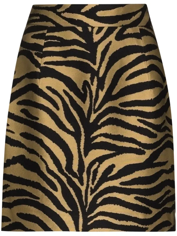 express zebra skirt