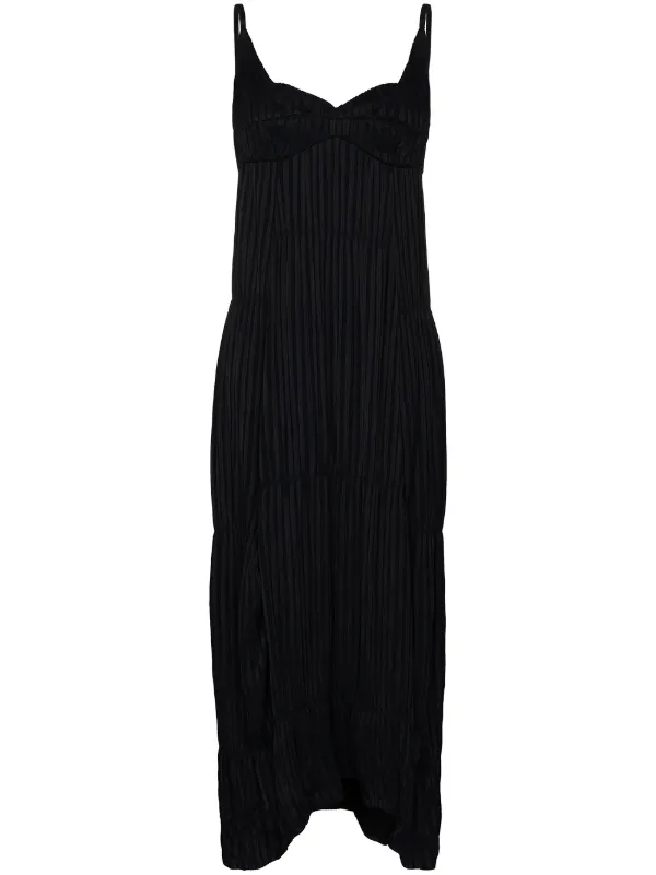 jil sander black dress