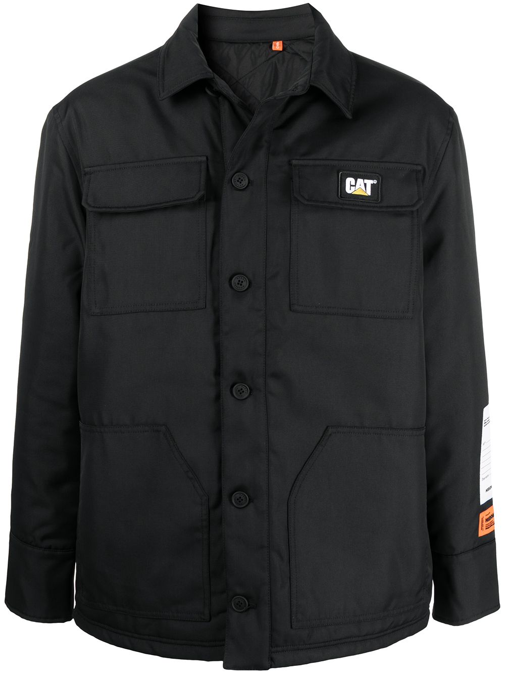 

Heron Preston chamarra deportiva de Heron Preston x CAT - Negro