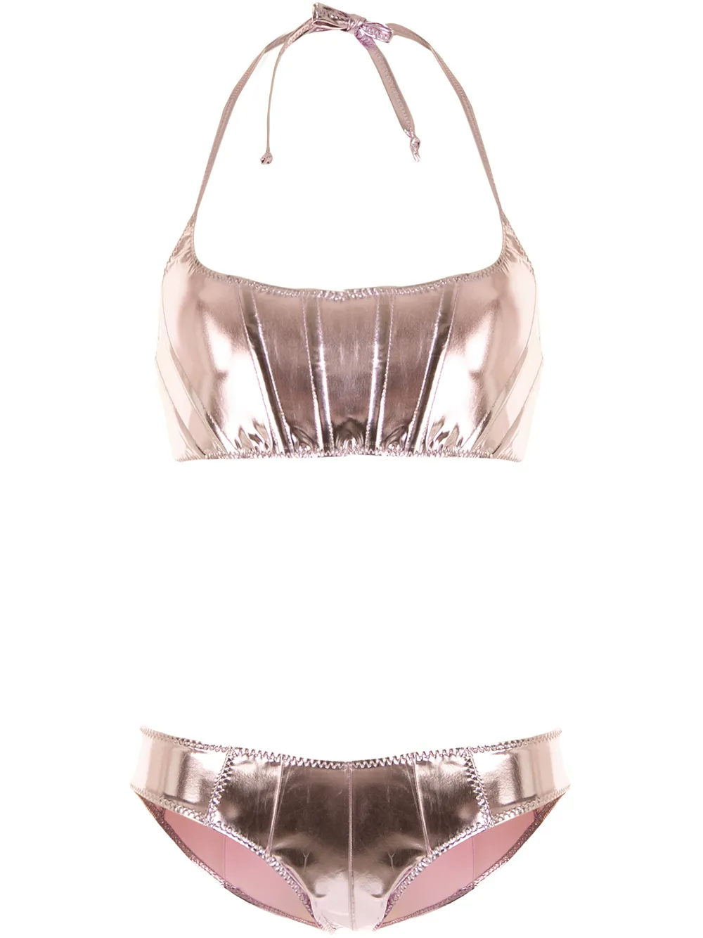 Lisa Marie Fernandez ホルターネック ビキニ 通販 Farfetch