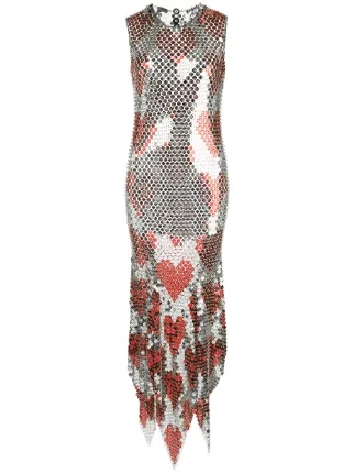 paco rabanne heart dress