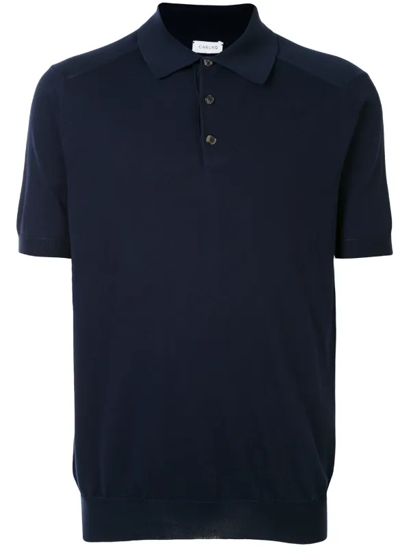 polo shirt blue plain