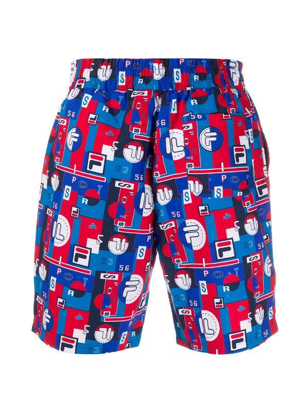 fendi fila swim shorts