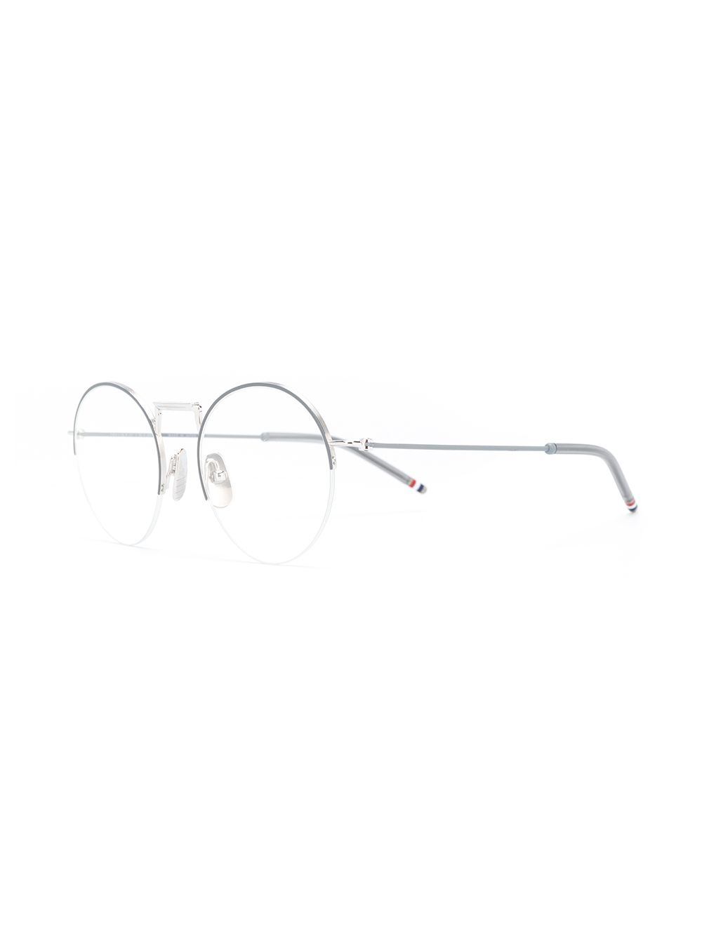 фото Thom browne eyewear half-rim round-frame glasses