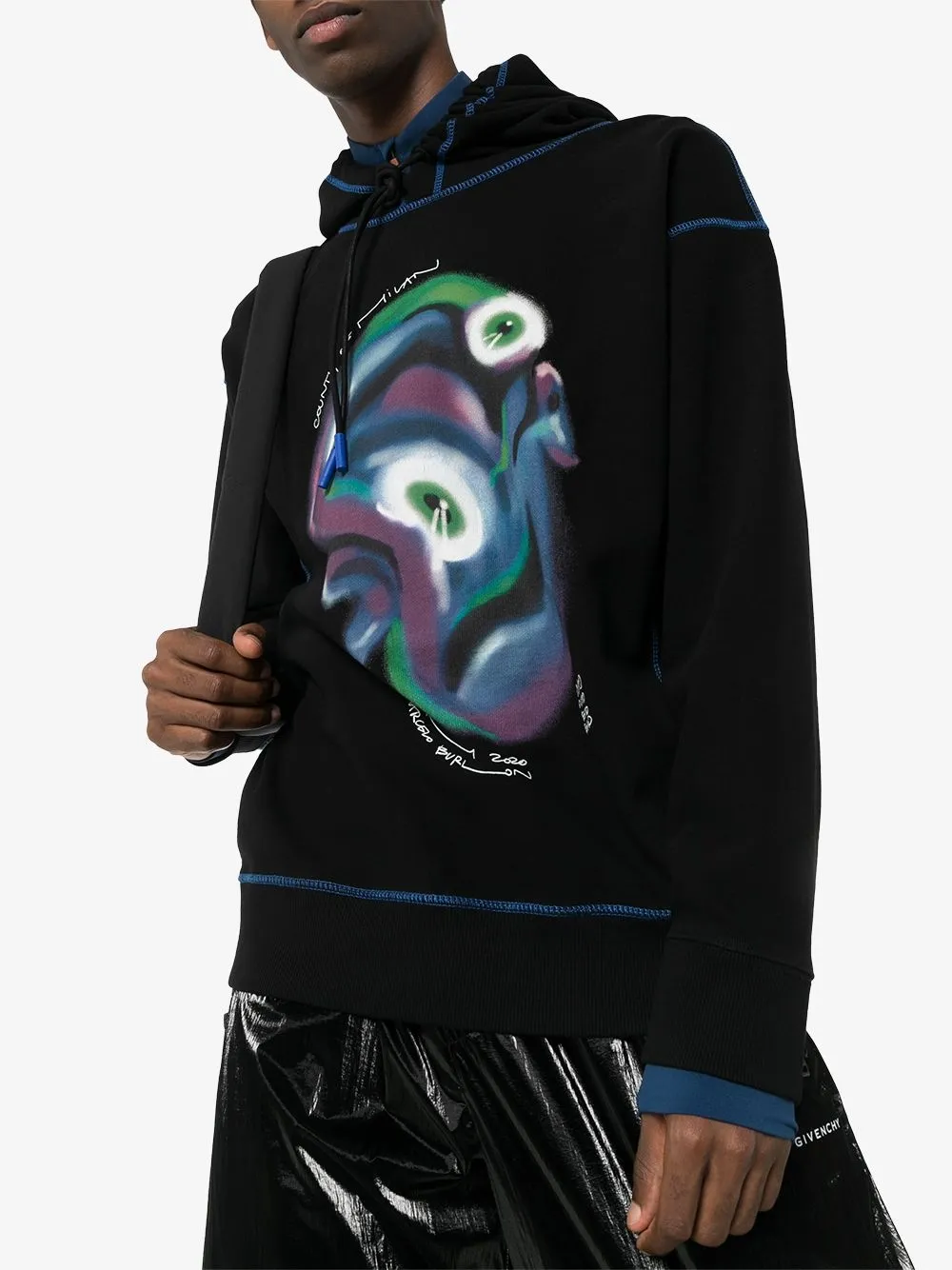mad blue hoodie