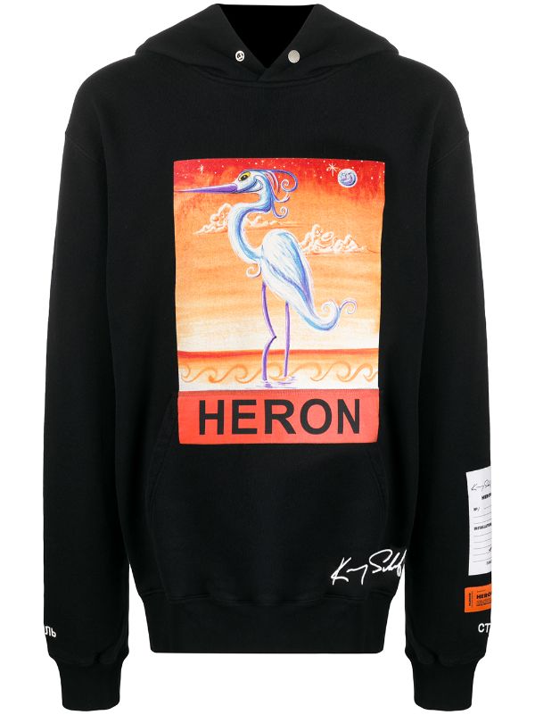 heron preston hoodie birds