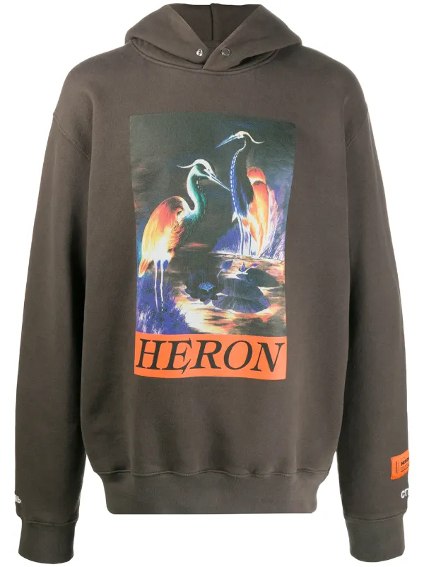 Brown hoodie graphic clearance