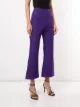 Christian Siriano flared cropped trousers