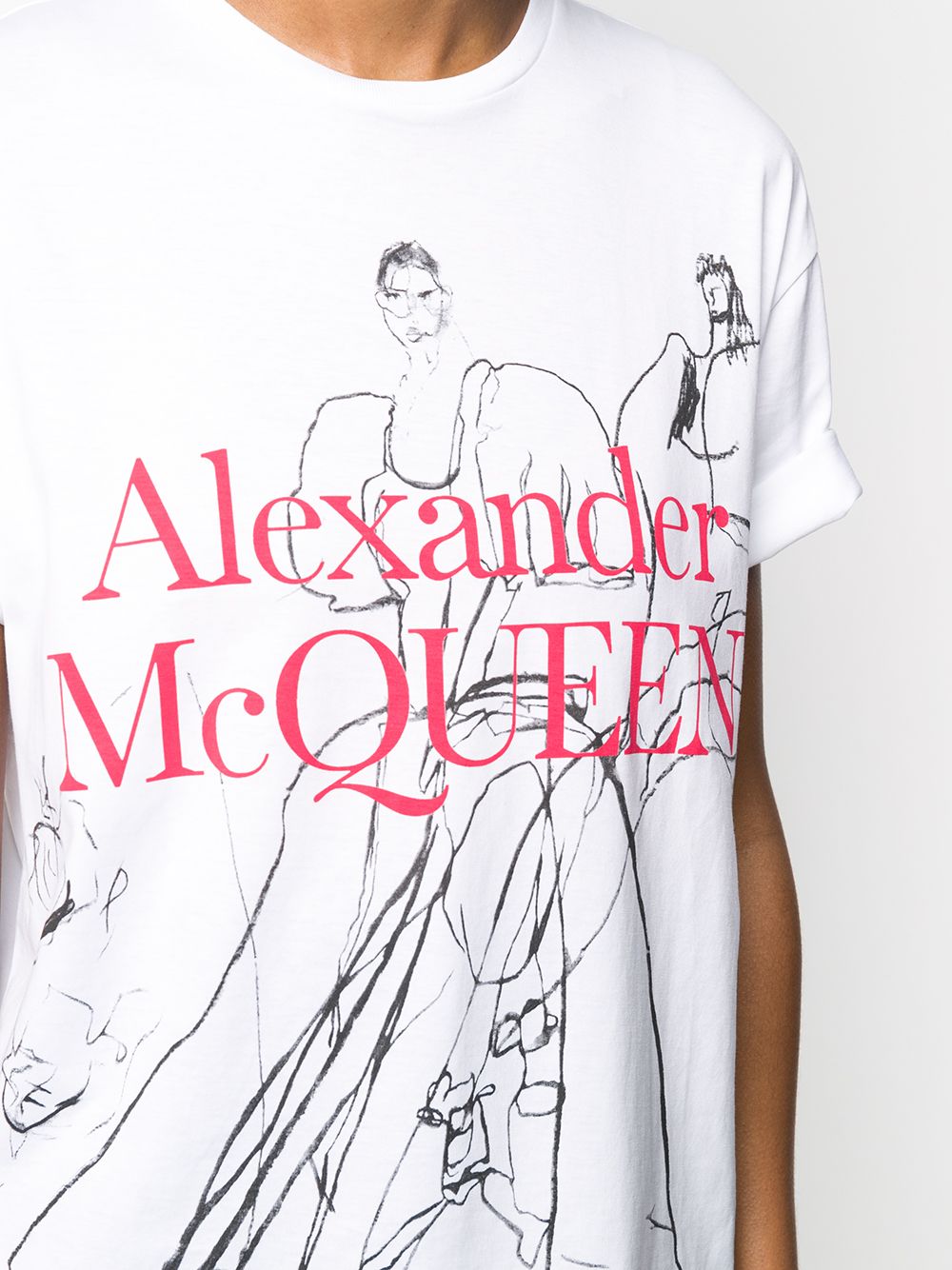 фото Alexander mcqueen футболка с логотипом