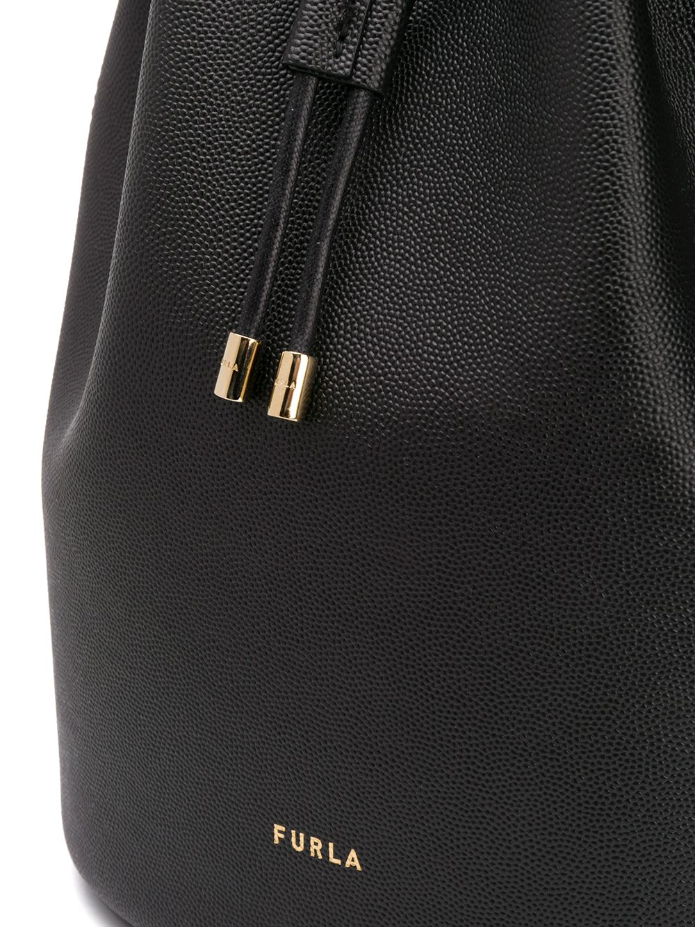 фото Furla block logo bucket bag