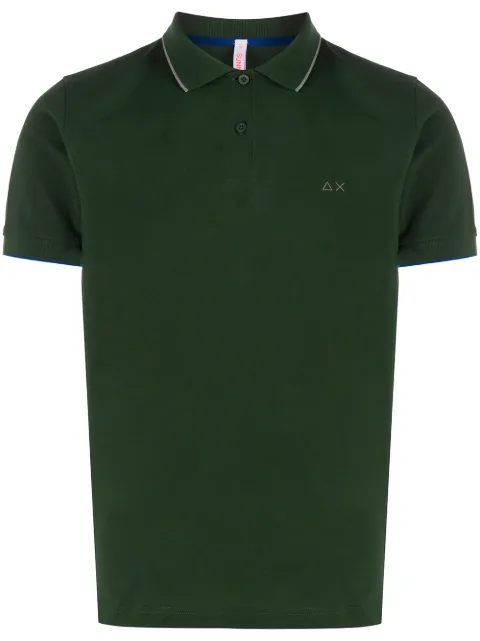 Poloshirt BOB groen met oranje bies kopen? Bestel hier online!