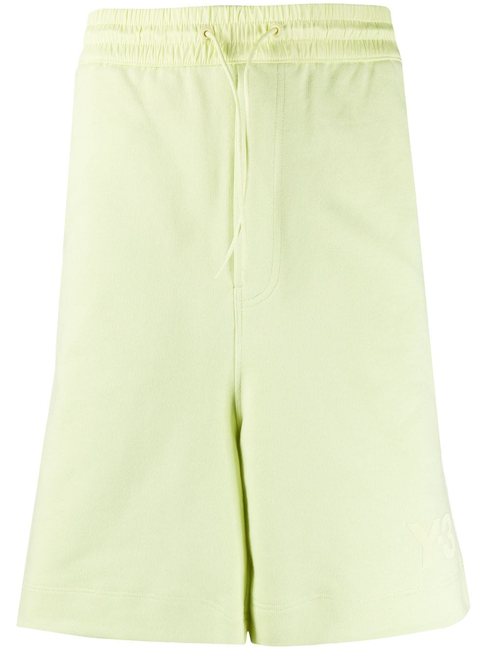 Y-3 Terry Track Shorts In Green