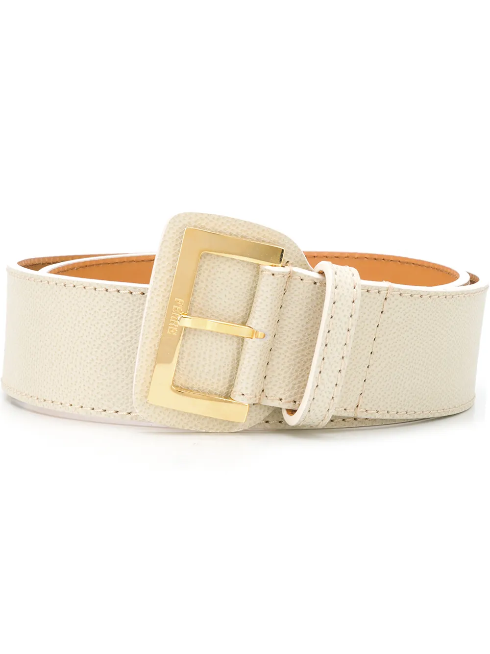 

Gianfranco Ferré Pre-Owned 1990s debossed logo belt - Neutrals