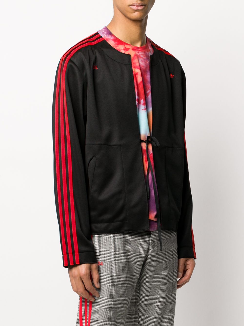 фото Adidas by 424 three-stripe kimono jacket