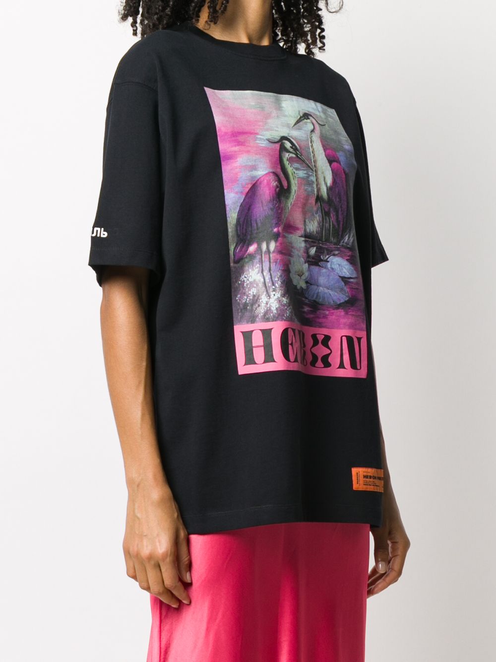 фото Heron preston bird print t-shirt