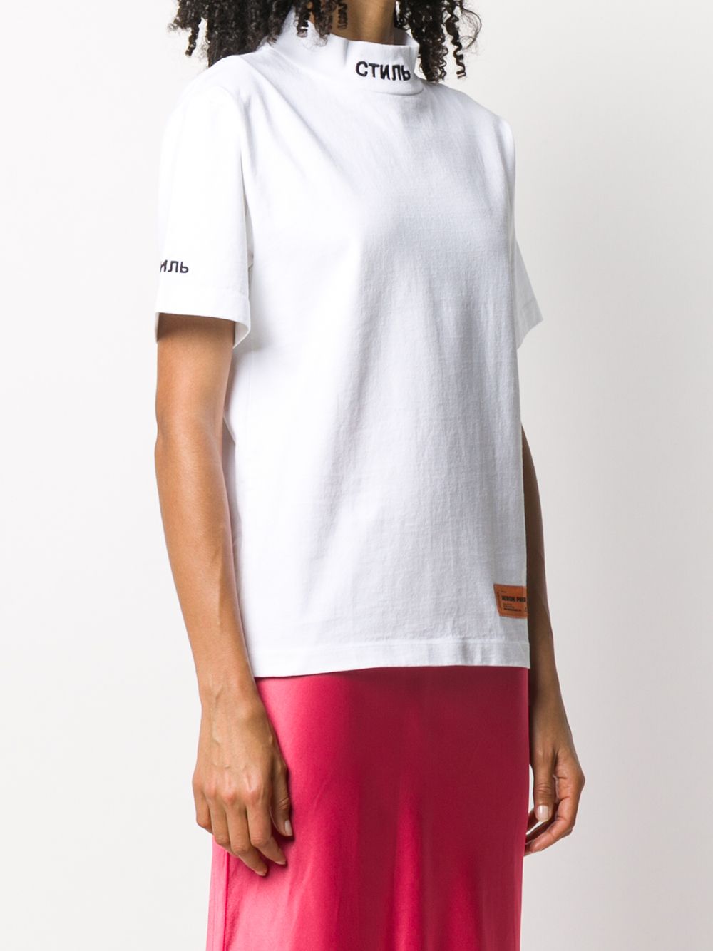 фото Heron preston embroidered logo t-shirt