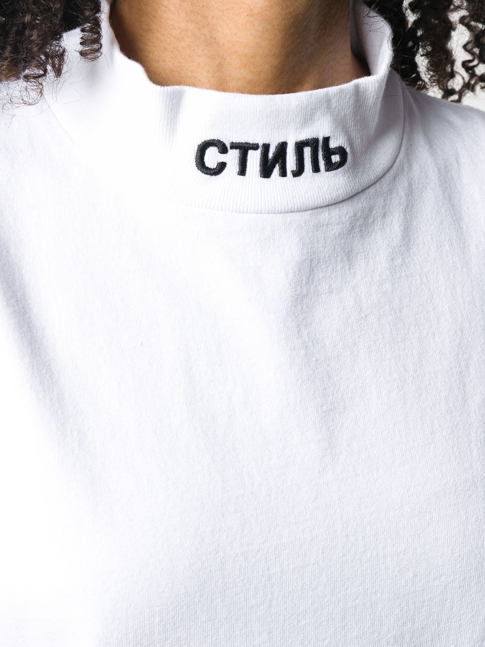 фото Heron preston embroidered logo t-shirt