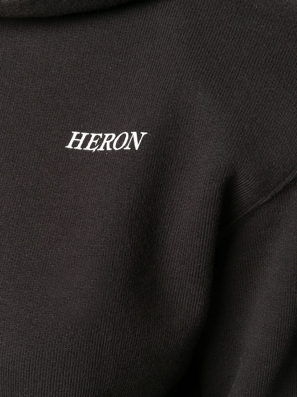 фото Heron preston logo-print cropped hoodie