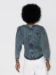 Isabel Marant puff sleeve denim blouse