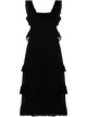 Image 1 of Zimmermann rear-tie tiered midi dress