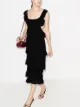 Image 2 of Zimmermann rear-tie tiered midi dress