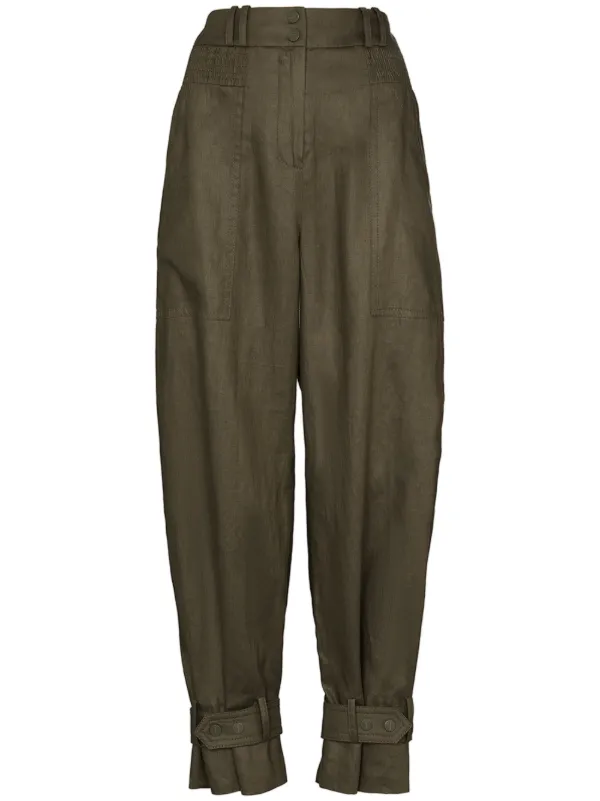 high waisted combat trousers