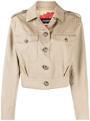 Avskurna jackor från Dolce & Gabbana Dam Farfetch Jackor pre owned från Dolce & Gabbana Pre Owned Dam Farfetch