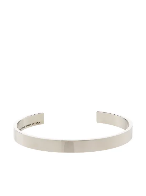 Le Gramme polished sterling silver cuff bracelet