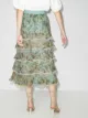 Zimmermann Ladybeetle paisley-print tiered skirt