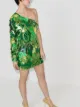 Image 2 of Ashish sequin-embellished asymmetric mini dress