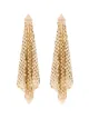 Image 1 of Paco Rabanne gold-tone chain mesh earrings