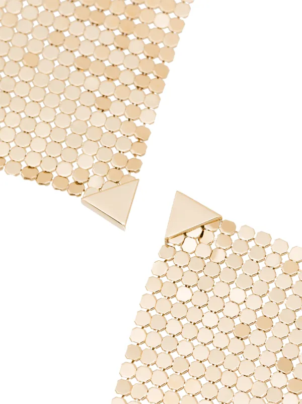 アクセサリーその他 RABANNE Woman Jewel Gold 22ABB0219MET340 M715 Eight chunky gold/silver necklace – Rabanne