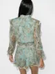 Zimmermann floral-print ruffle-detail playsuit