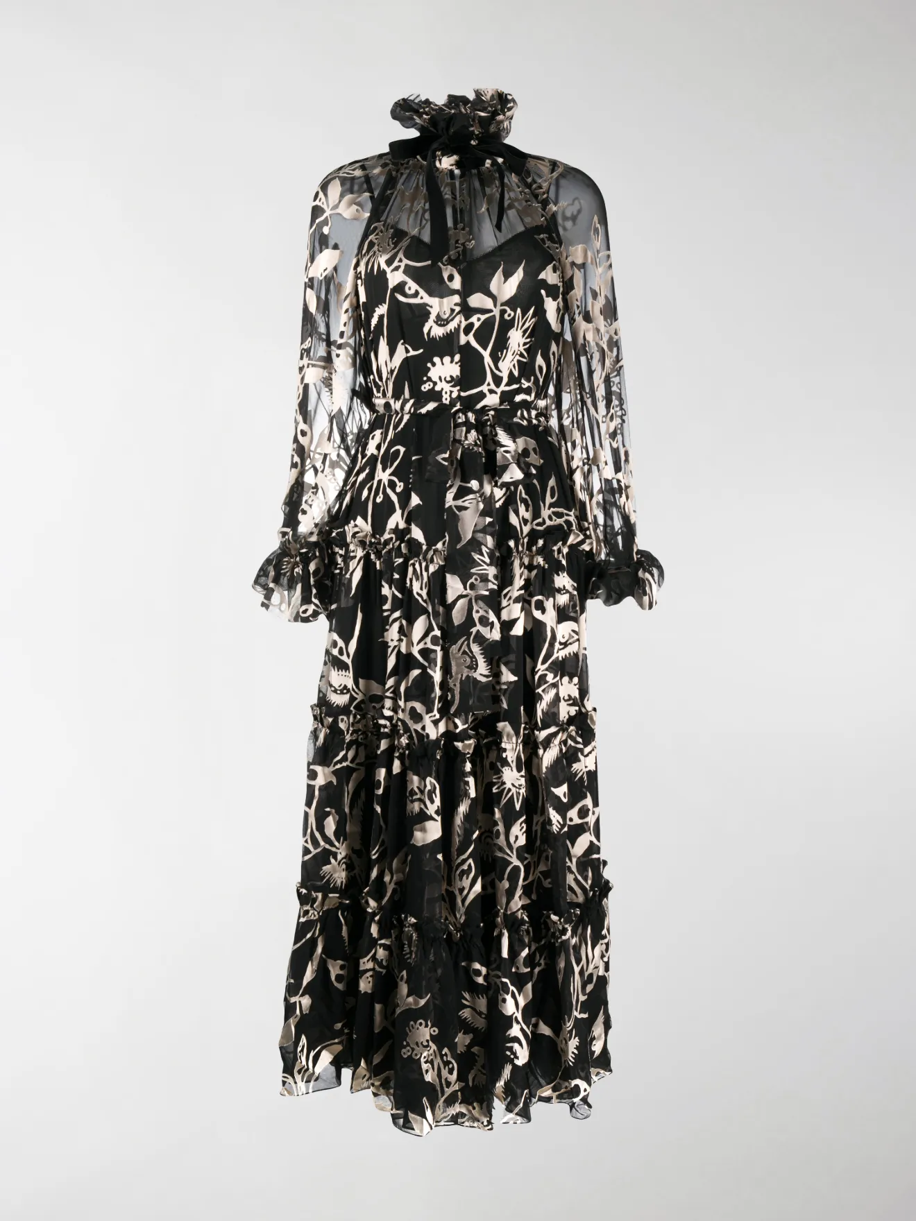 ZIMMERMANN floral-print ruffled maxi 