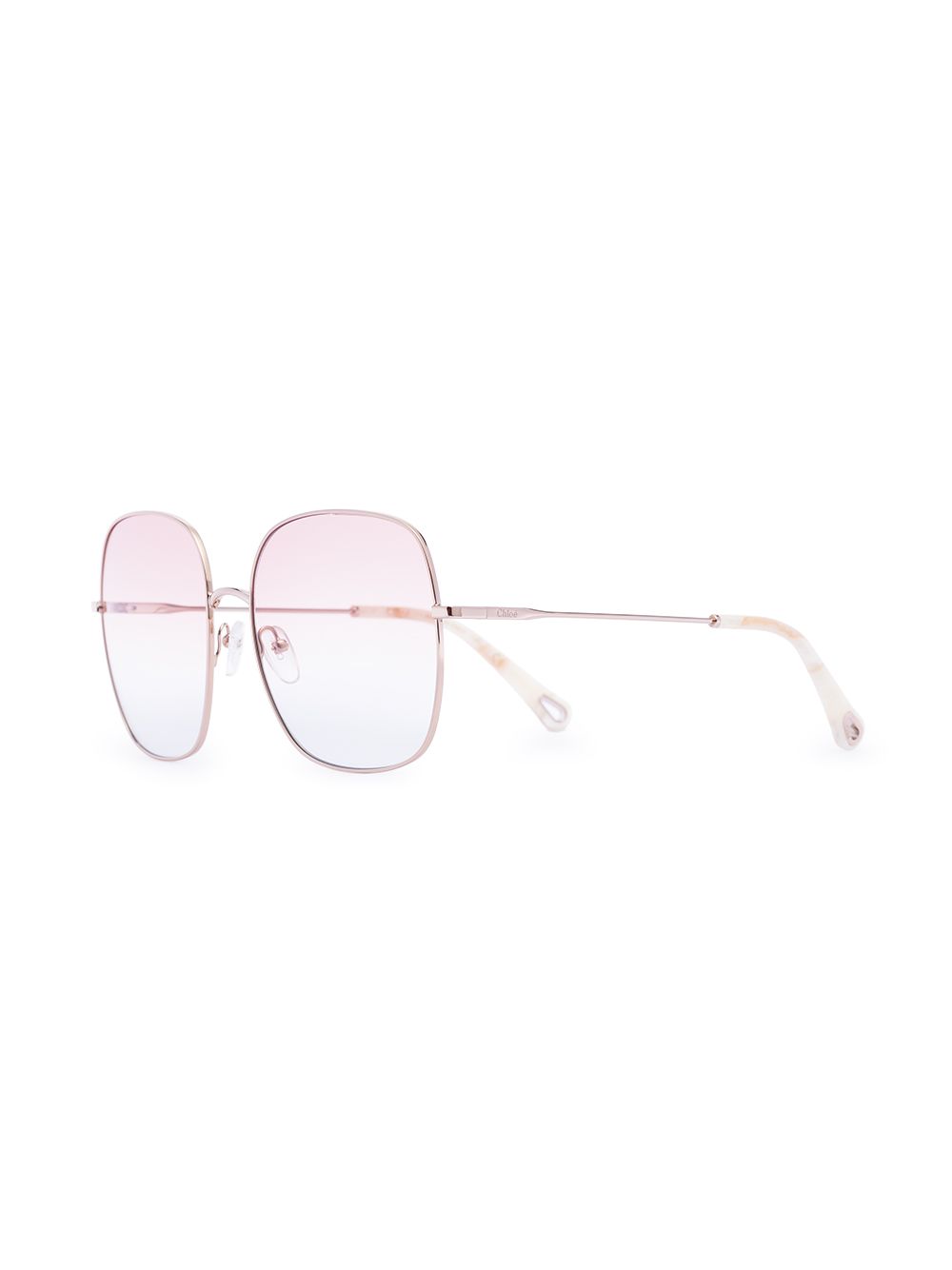 фото Chloé eyewear солнцезащитные очки в квадратной оправе