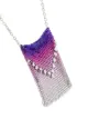 Paco Rabanne Pixel chainmail necklace