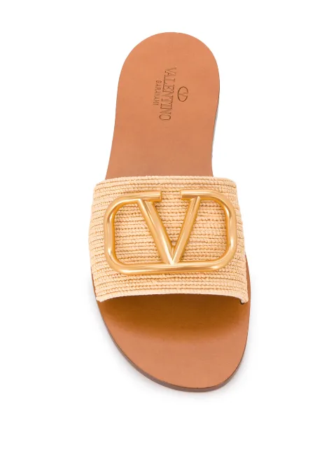 valentino vlogo flat sandals