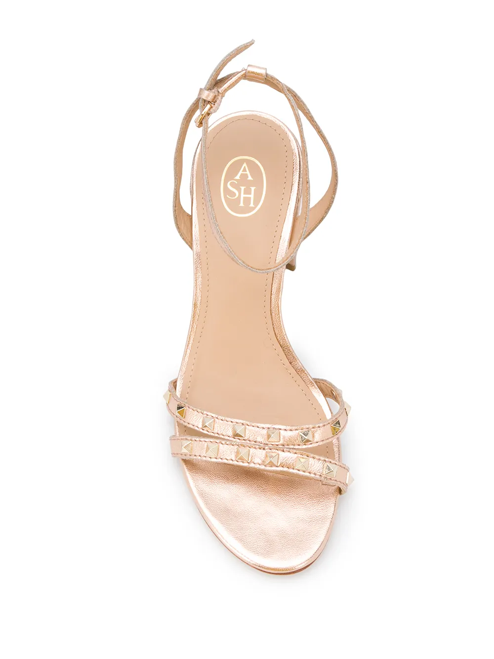 Ash stud embellished heeled sandals Pink