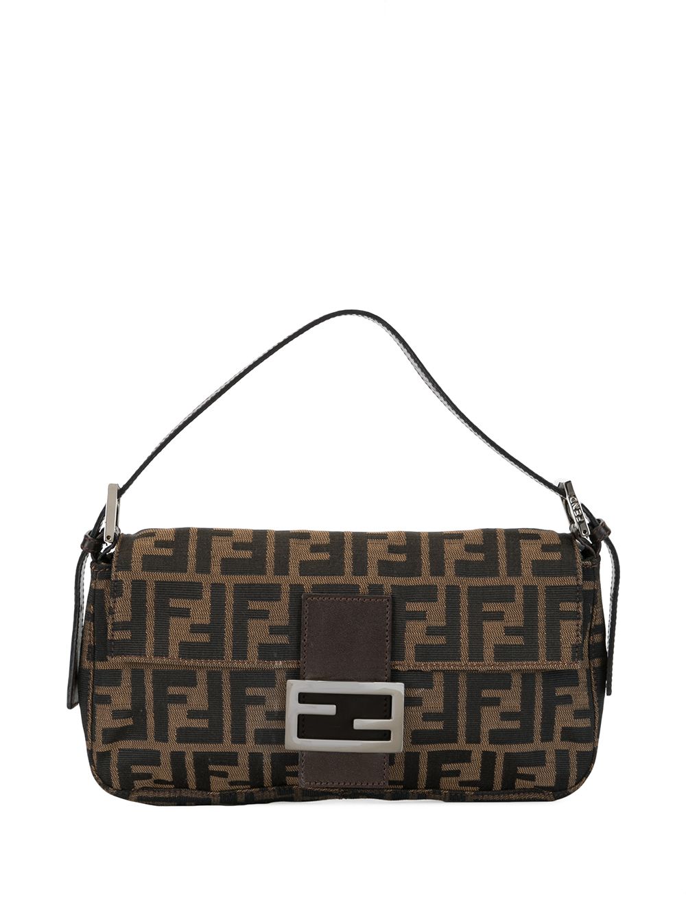 фото Fendi pre-owned сумка на плечо mamma baguette с узором zucca