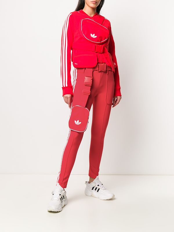 adidas sst tracksuit red