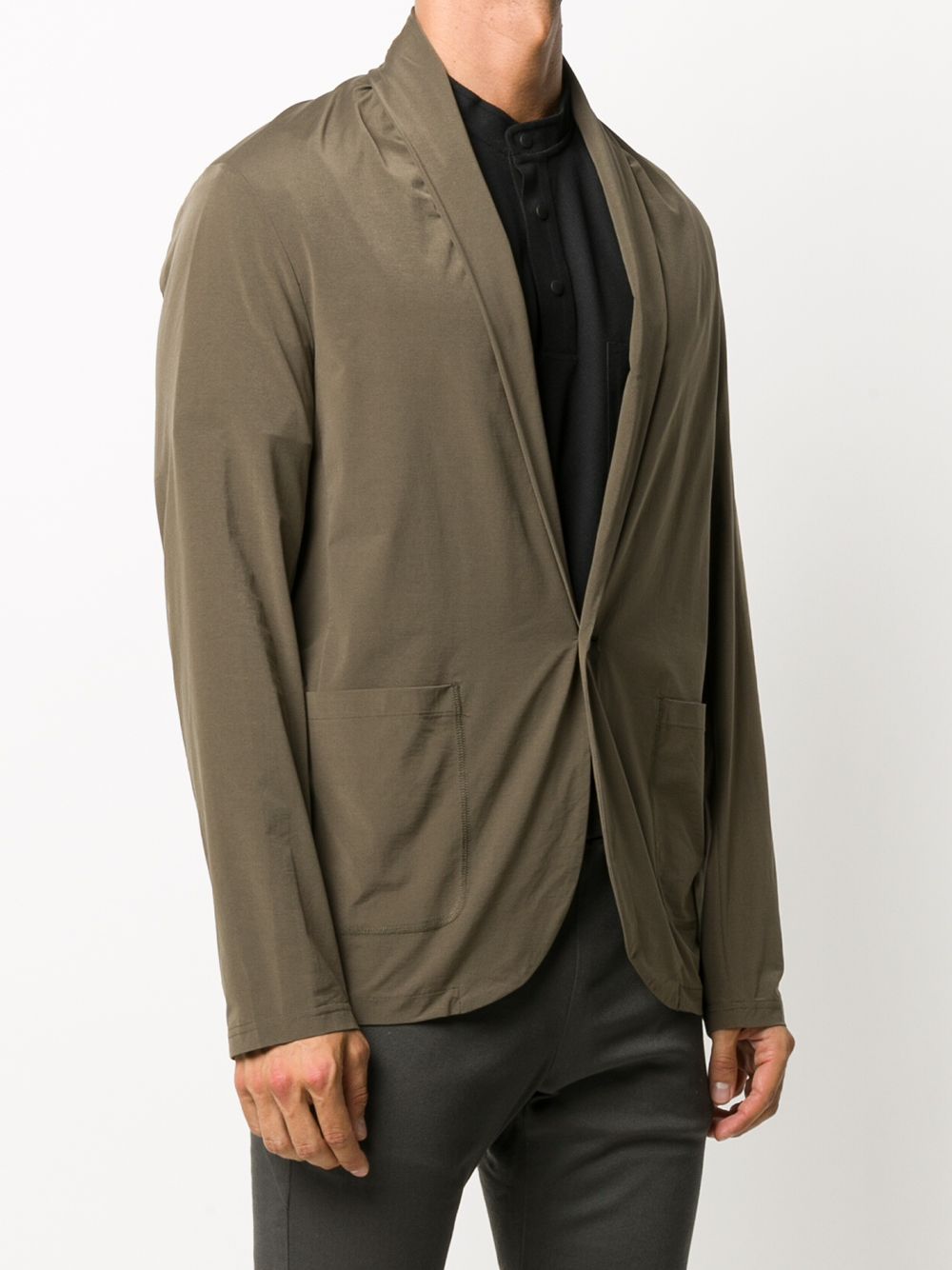 фото Attachment fitted single-breasted blazer