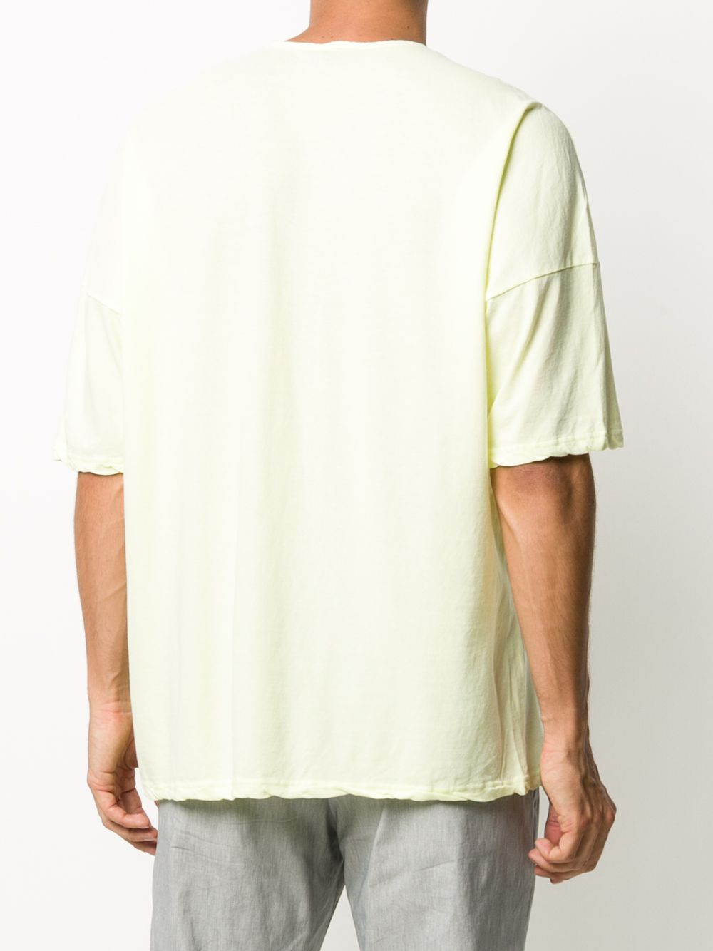 фото Attachment plain crew neck t-shirt