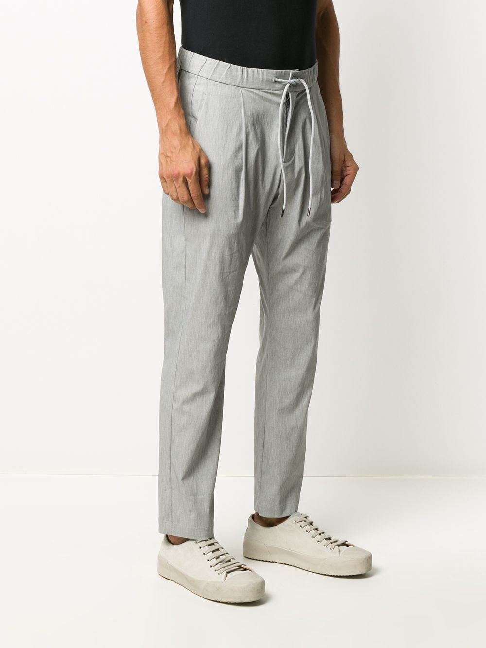 фото Attachment drawstring-waist slim-fit trousers