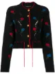 Image 1 of Versace embroidered round neck cardigan